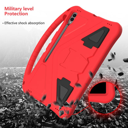 For Samsung Galaxy Tab S10 Ultra 14.6 EVA Shockproof Tablet Case with Holder(Red) by buy2fix