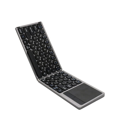 FK328T Cell Phone Tablet Laptop Wireless Bluetooth Keyboard Portable 3-Folded Keyboard by buy2fix