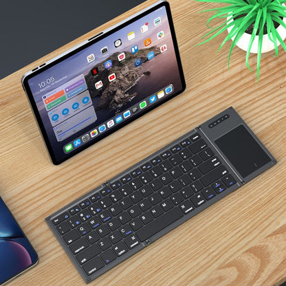 B066T Tri-fold Wireless Bluetooth Keyboard Compatible Multi-system Cell Phone Tablet Keyboard by buy2fix