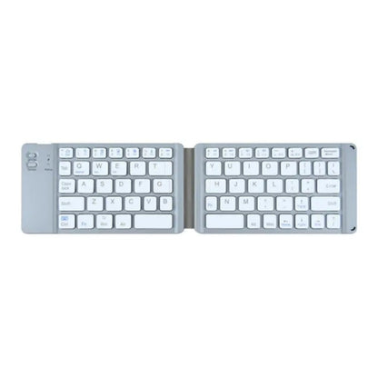 BT18 Bluetooth Keyboard Magnetic Folding Wireless Keyboard For Cell Phones Tablets Computers(Grey) by buy2fix
