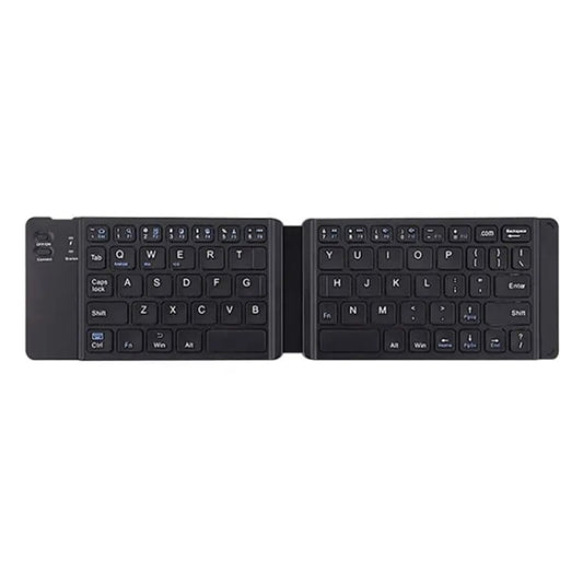 BT18 Bluetooth Keyboard Magnetic Folding Wireless Keyboard For Cell Phones Tablets Computers(Black) by buy2fix