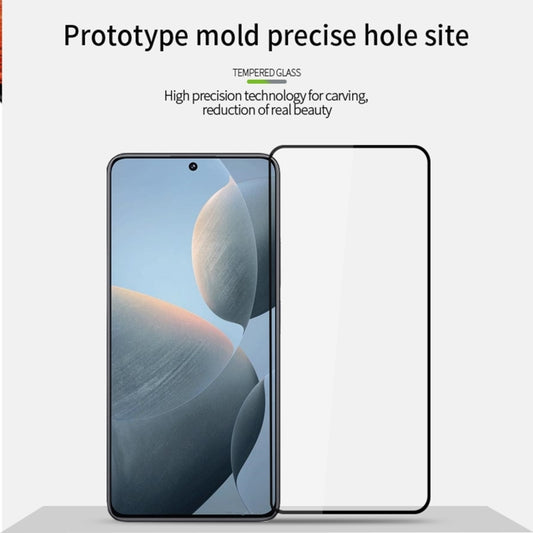 For Xiaomi Redmi K70E MOFI 9H 2.5D Full Screen Tempered Glass Film(Black) -  by MOFI | Online Shopping UK | buy2fix