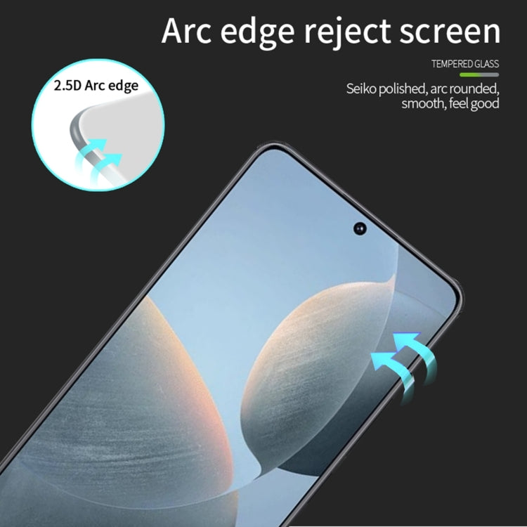 For Xiaomi Redmi K70E PINWUYO 9H 2.5D Full Screen Tempered Glass Film(Black) -  by PINWUYO | Online Shopping UK | buy2fix