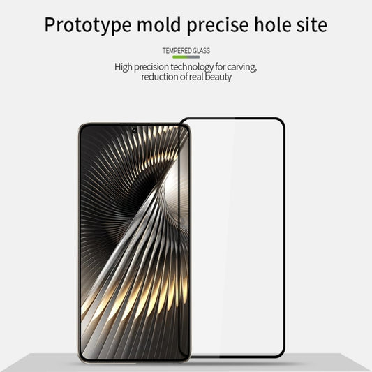 For Xiaomi Poco F6 PINWUYO 9H 2.5D Full Screen Tempered Glass Film(Black) -  by PINWUYO | Online Shopping UK | buy2fix