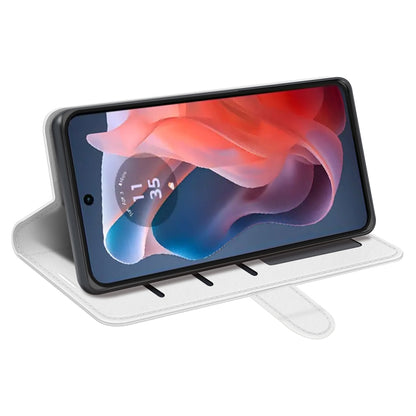 For Motorola Moto G Play 2024 R64 Texture Horizontal Flip Leather Phone Case(White) by buy2fix