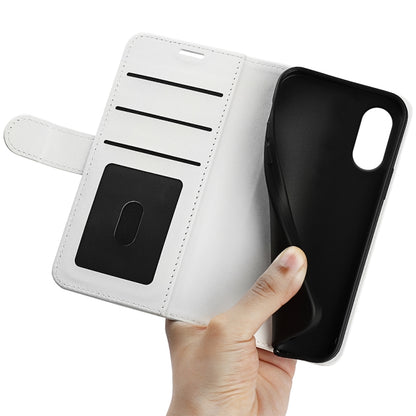 For Motorola Moto G Play 2024 R64 Texture Horizontal Flip Leather Phone Case(White) by buy2fix