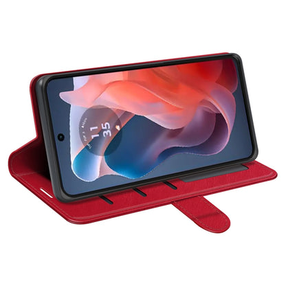 For Motorola Moto G Play 2024 R64 Texture Horizontal Flip Leather Phone Case(Red) by buy2fix