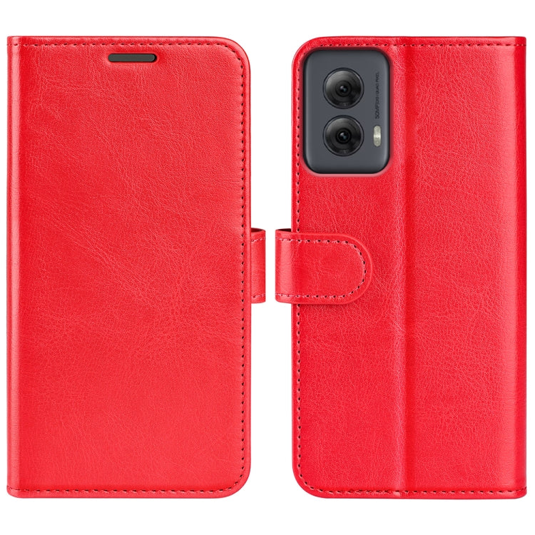 For Motorola Moto G Power 5G 2024 R64 Texture Horizontal Flip Leather Phone Case(Red) by buy2fix