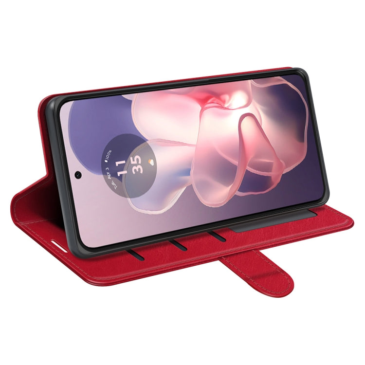 For Motorola Moto G Power 5G 2024 R64 Texture Horizontal Flip Leather Phone Case(Red) by buy2fix