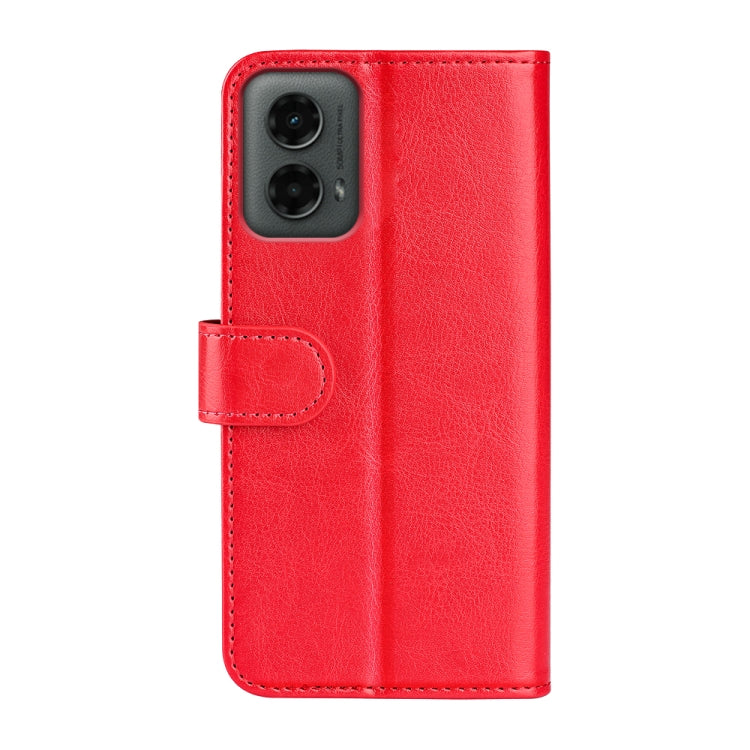 For Motorola Moto G 5G 2024 R64 Texture Horizontal Flip Leather Phone Case(Red) by buy2fix