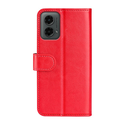 For Motorola Moto G 5G 2024 R64 Texture Horizontal Flip Leather Phone Case(Red) by buy2fix
