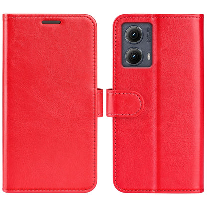 For Motorola Edge 5G 2024 R64 Texture Horizontal Flip Leather Phone Case(Red) by buy2fix