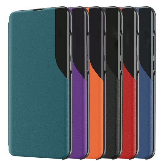 For Xiaomi Redmi Note 13 Pro+ Attraction Flip Holder Leather Phone Case(Orange) - Xiaomi Cases by buy2fix | Online Shopping UK | buy2fix