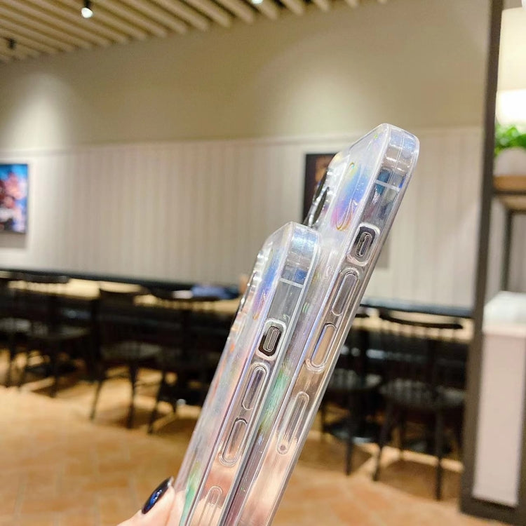 For iPhone 16 Pro Max Cosmic Star Glitter Epoxy TPU Phone Case(Transparent) by buy2fix