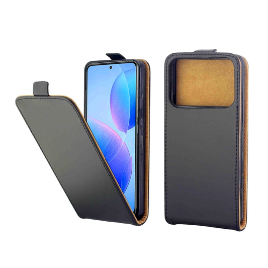 For Xiaomi Redmi K70 / K70 Pro Vertical Flip Leather Phone Case with Card Slot(Black) - Xiaomi Cases by buy2fix | Online Shopping UK | buy2fix