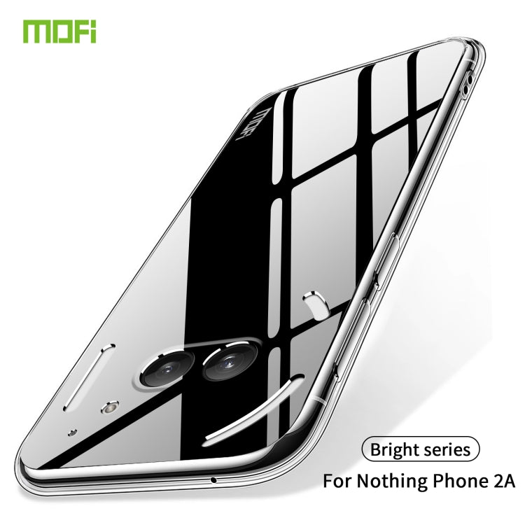 For Nothing Phone 2a MOFI Ming Series Ultra-thin TPU Phone Case(Transparent) - Nothing Cases by MOFI | Online Shopping UK | buy2fix