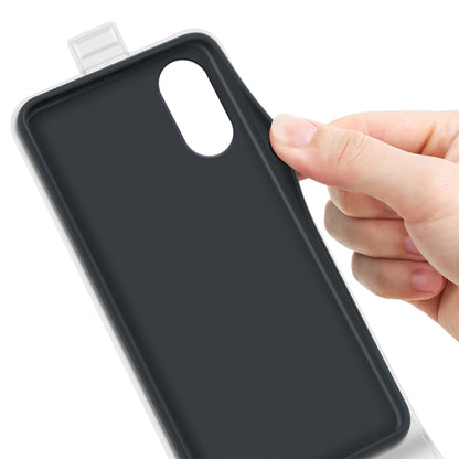 For Motorola Moto G Play 2024 R64 Texture Single Vertical Flip Leather Phone Case(White) by buy2fix