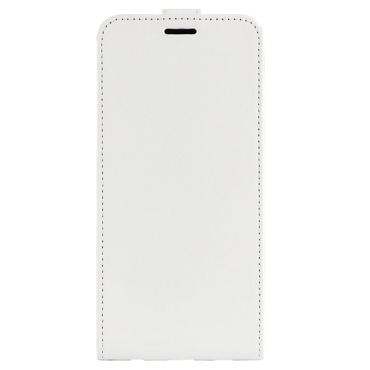 For Motorola Edge 5G 2024 R64 Texture Single Vertical Flip Leather Phone Case(White) by buy2fix