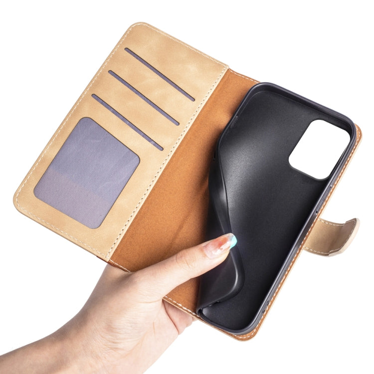 For Motolora Moto G 5G 2024 Stitching Horizontal Flip Leather Phone Case(Yellow) by buy2fix