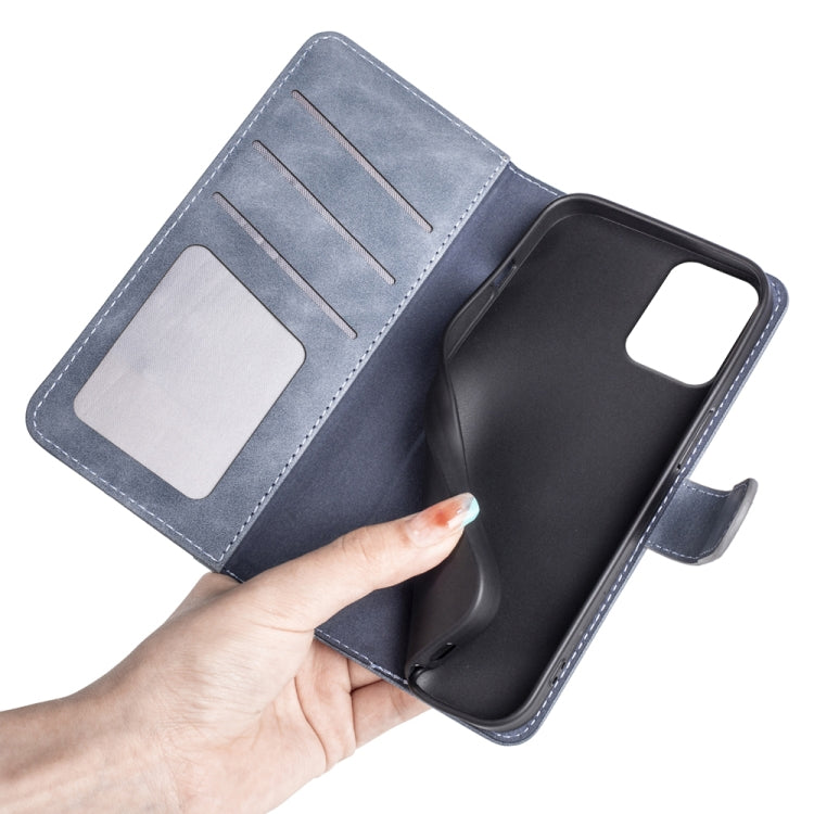 For Motolora Moto G 5G 2024 Stitching Horizontal Flip Leather Phone Case(Blue) by buy2fix