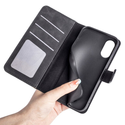 For Motorola Moto G Play 2024 Stitching Horizontal Flip Leather Phone Case(Black) by buy2fix