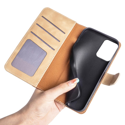 For Motolora Moto G Power 5G 2024 Stitching Horizontal Flip Leather Phone Case(Yellow) by buy2fix