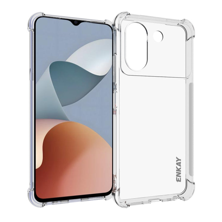 For ZTE Blade A54 4G ENKAY Hat-Prince Transparent TPU Shockproof Phone Case - ZTE Cases by ENKAY | Online Shopping UK | buy2fix
