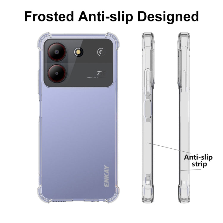 For ZTE Blade A54 4G ENKAY Hat-Prince Transparent TPU Shockproof Phone Case - ZTE Cases by ENKAY | Online Shopping UK | buy2fix