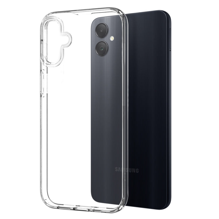 For Samsung Galaxy A05 4G NORTHJO Transparent TPU Phone Case with Tempered Glass Film(Transparent) - Galaxy Phone Cases by NORTHJO | Online Shopping UK | buy2fix