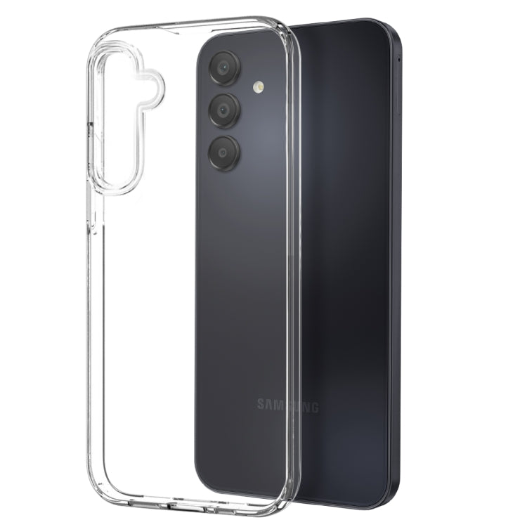 For Samsung Galaxy A16 5G / 4G NORTHJO Transparent TPU Phone Case with Tempered Glass Film(Transparent) - Galaxy Phone Cases by NORTHJO | Online Shopping UK | buy2fix