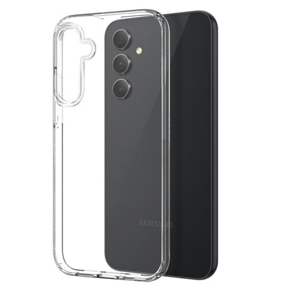 For Samsung Galaxy S23 FE 5G NORTHJO Transparent TPU Phone Case with Tempered Glass Film(Transparent) - Galaxy S23 FE 5G Cases by NORTHJO | Online Shopping UK | buy2fix