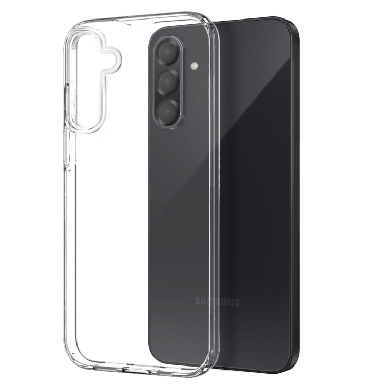 For Samsung Galaxy A56 5G NORTHJO Transparent TPU Phone Case with Tempered Glass Film(Transparent) - Galaxy Phone Cases by NORTHJO | Online Shopping UK | buy2fix