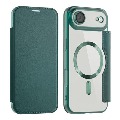 For iPhone Air Shield MagSafe RFID Anti-theft Leather Phone Case(Green) - iPhone Air Cases by buy2fix | Online Shopping UK | buy2fix