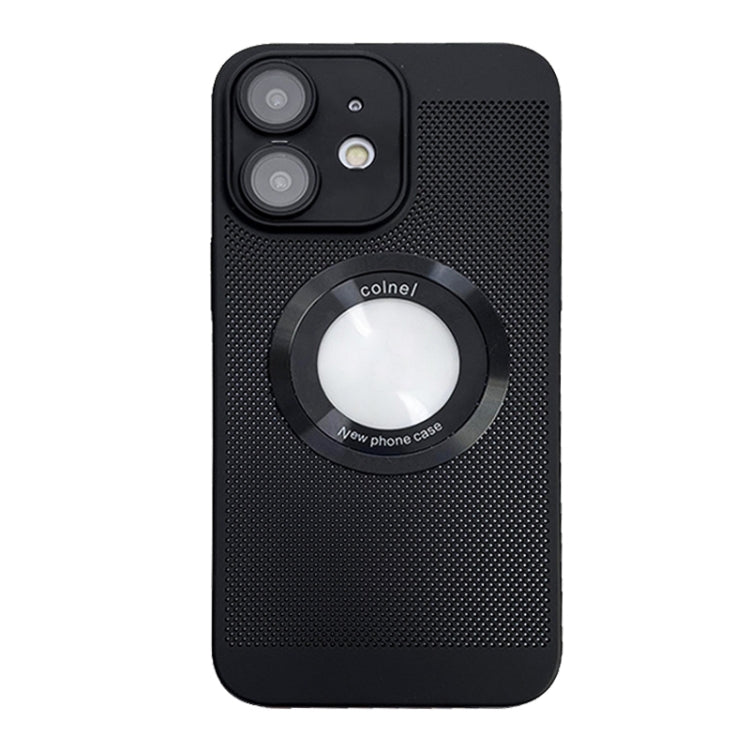 For iPhone 12 Cooling MagSafe Magnifier Phone Case(Black) by buy2fix