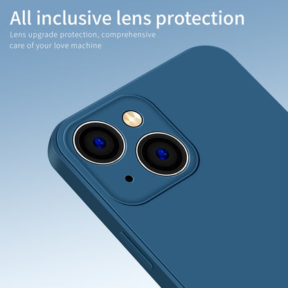 For iPhone 15 PINWUYO Sense Series Liquid Silicone TPU Phone Case(Blue) - iPhone 15 Cases by PINWUYO | Online Shopping UK | buy2fix