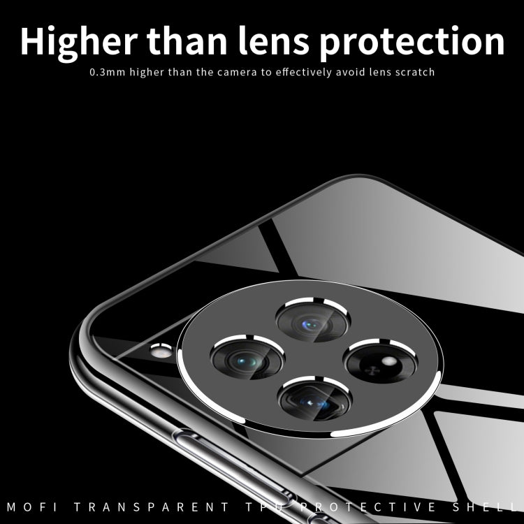 For OnePlus Ace 3 MOFI Ming Series Ultra-thin TPU Phone Case(Transparent) - OnePlus Cases by MOFI | Online Shopping UK | buy2fix