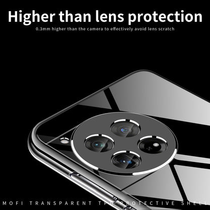 For OnePlus Ace 3 MOFI Ming Series Ultra-thin TPU Phone Case(Transparent) - OnePlus Cases by MOFI | Online Shopping UK | buy2fix