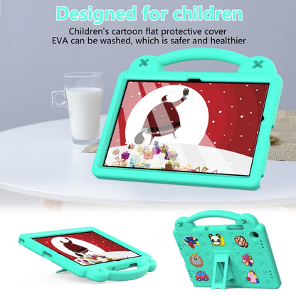 For Samsung Galaxy Tab A11+ / A9+ Handle Kickstand Children EVA Shockproof Tablet Case(Mint Green) by buy2fix