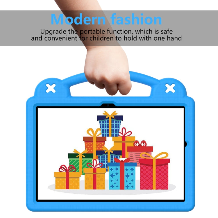 For Samsung Galaxy Tab A9+ X216B Handle Kickstand Children EVA Shockproof Tablet Case(Sky Blue) - Galaxy Tab A9+ by buy2fix | Online Shopping UK | buy2fix