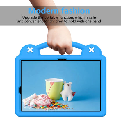 For Samsung Galaxy Tab S9 FE / X510N Handle Kickstand Children EVA Shockproof Tablet Case(Sky Blue) by buy2fix