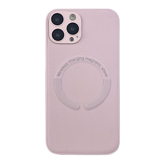 For iPhone 13 Pro Max Leather All-inclusive MagSafe TPU Phone Case(Pink) - iPhone 13 Pro Max Cases by buy2fix | Online Shopping UK | buy2fix