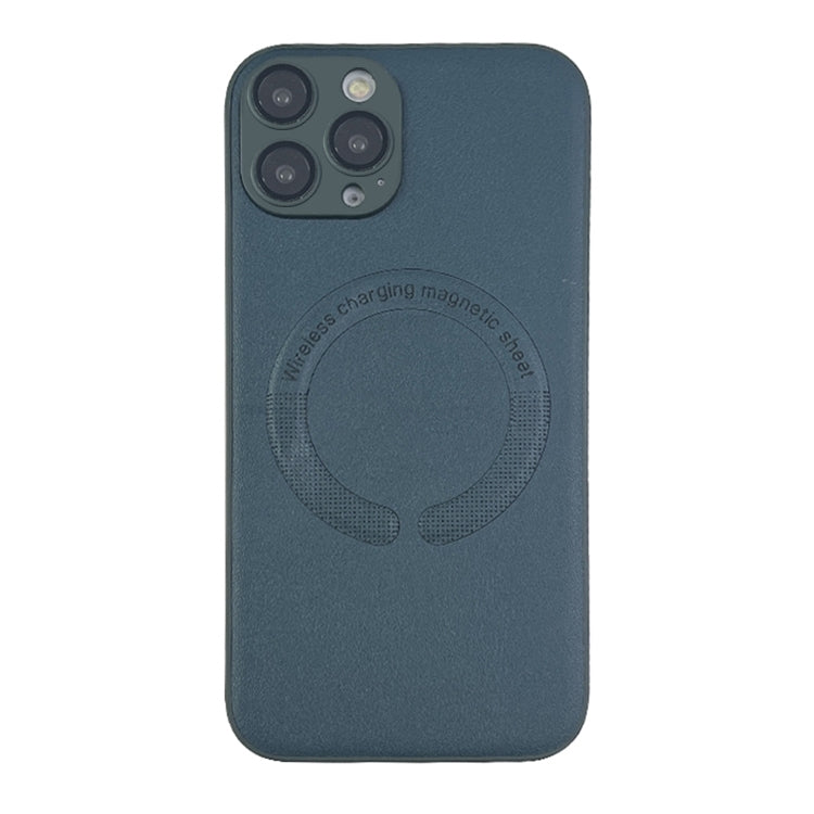 For iPhone 14 Pro Leather All-inclusive MagSafe TPU Phone Case(Green) - iPhone 14 Pro Cases by buy2fix | Online Shopping UK | buy2fix