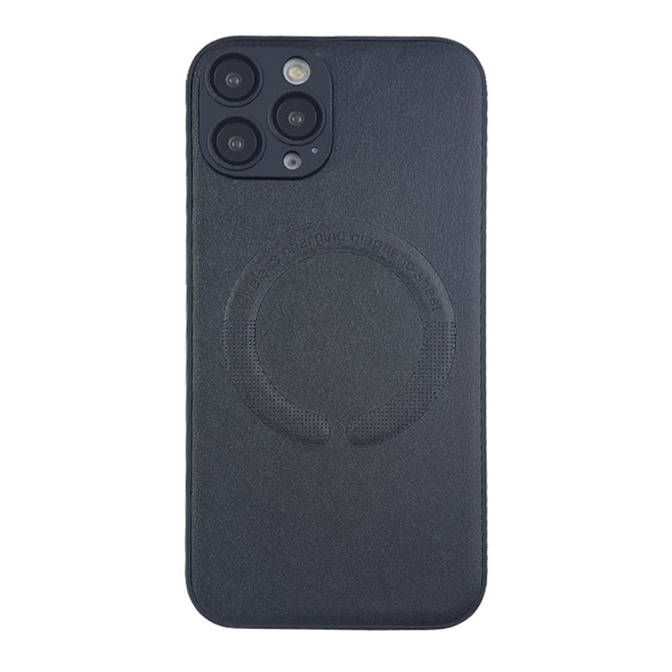 For iPhone 14 Pro Max Leather All-inclusive MagSafe TPU Phone Case(Black) - iPhone 14 Pro Max Cases by buy2fix | Online Shopping UK | buy2fix
