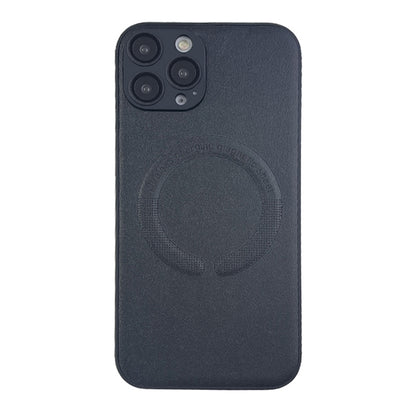 For iPhone 14 Pro Max Leather All-inclusive MagSafe TPU Phone Case(Black) - iPhone 14 Pro Max Cases by buy2fix | Online Shopping UK | buy2fix