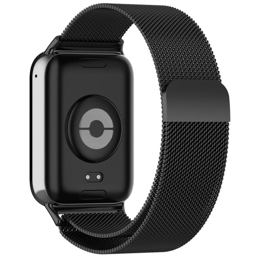For Xiaomi Smart Band 9 Pro / 8 Pro Milan Magnetic Steel Mesh Watch Band(Black) - Watch Bands by buy2fix | Online Shopping UK | buy2fix