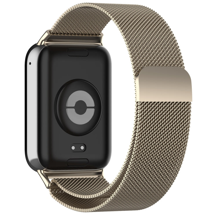 For Xiaomi Smart Band 9 Pro / 8 Pro Milan Magnetic Steel Mesh Watch Band(Starlight Color) - Watch Bands by buy2fix | Online Shopping UK | buy2fix