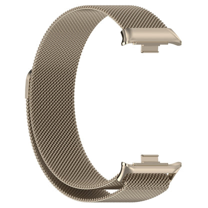 For Xiaomi Smart Band 9 Pro / 8 Pro Milan Magnetic Steel Mesh Watch Band(Starlight Color) - Watch Bands by buy2fix | Online Shopping UK | buy2fix