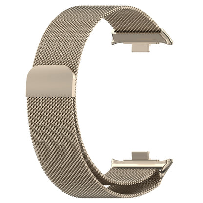 For Xiaomi Smart Band 9 Pro / 8 Pro Milan Magnetic Steel Mesh Watch Band(Starlight Color) - Watch Bands by buy2fix | Online Shopping UK | buy2fix