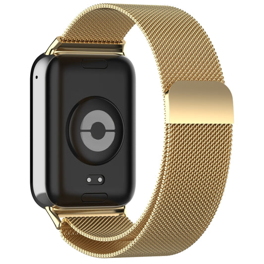For Xiaomi Smart Band 9 Pro / 8 Pro Milan Magnetic Steel Mesh Watch Band(Gold) - Watch Bands by buy2fix | Online Shopping UK | buy2fix
