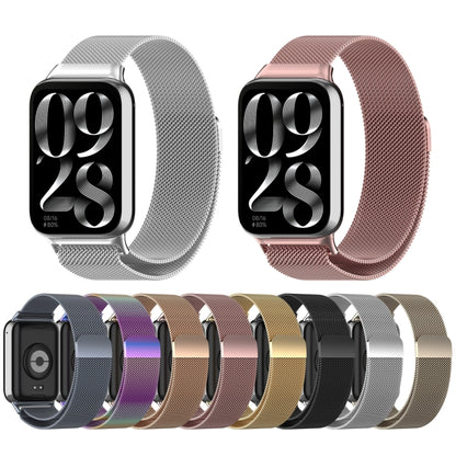 For Xiaomi Smart Band 9 Pro / 8 Pro Milan Magnetic Steel Mesh Watch Band(Starlight Color) - Watch Bands by buy2fix | Online Shopping UK | buy2fix